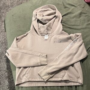 PINK Victoria's Secret Taupe Hoodie
